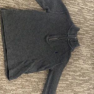 Polo Ralph Lauren Grey kids turtleneck 1/2 half zip sweater